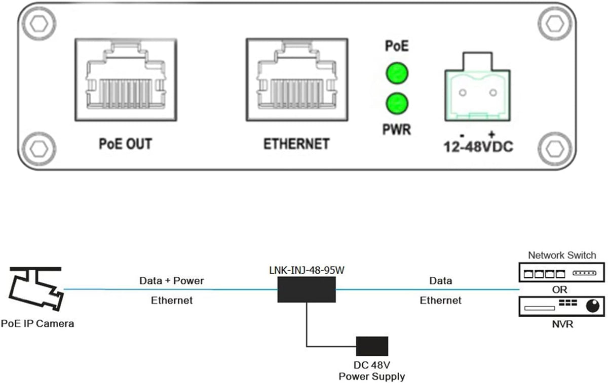 Hereta industrial networking device installed on DIN rail