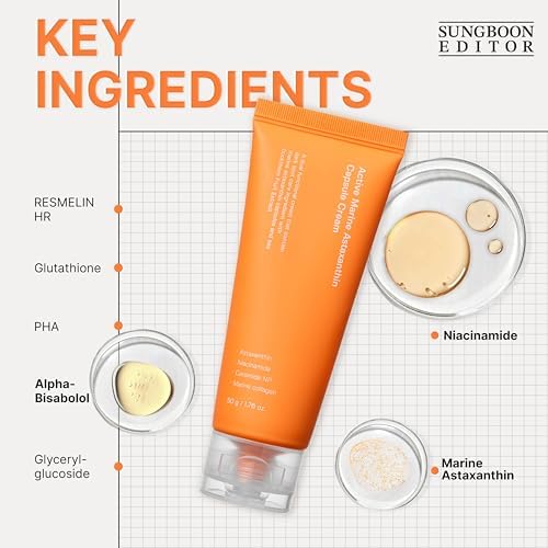 SUNGBOON EDITOR Active Marine cream applied on hand illustrating deep hydration capabilities