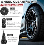 Brake rotor rust removal tool kit contents