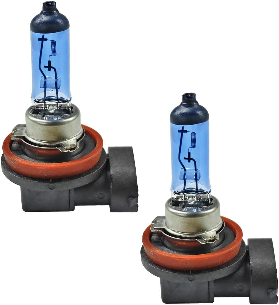 UHANBUT H11 car halogen bulbs front view for premium vehicle headlight upgrades