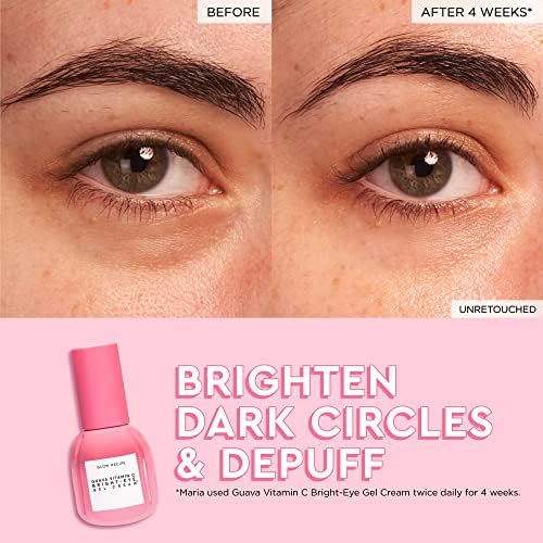 Glow Recipe Guava Vitamin C Eye Gel application demonstration