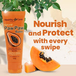 Healthy Care Paw Paw Balm natural skincare ingredients detail