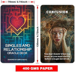 DPEHAKMK eighty pieces divination cards close up of relationship shadow work messages