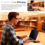 Reversible matte and glossy finish options on a premium computer privacy filter