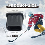 Pcmursal hockey stick butt end caps pack of ten highlighting the flexible protective material.
