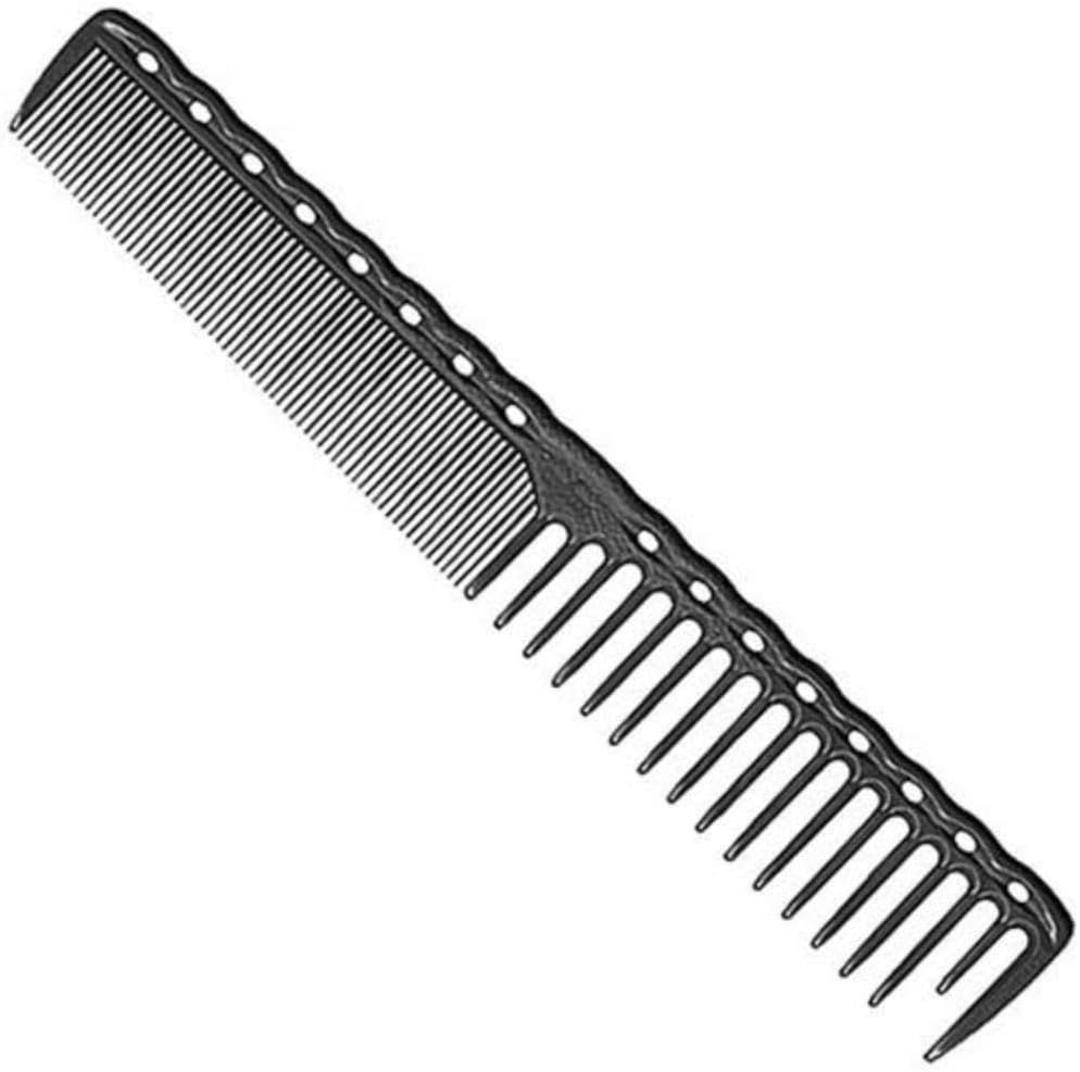 Y.S. Park YS Park 332 Quick Cutting Grip Comb Carbon front view professional styling tool