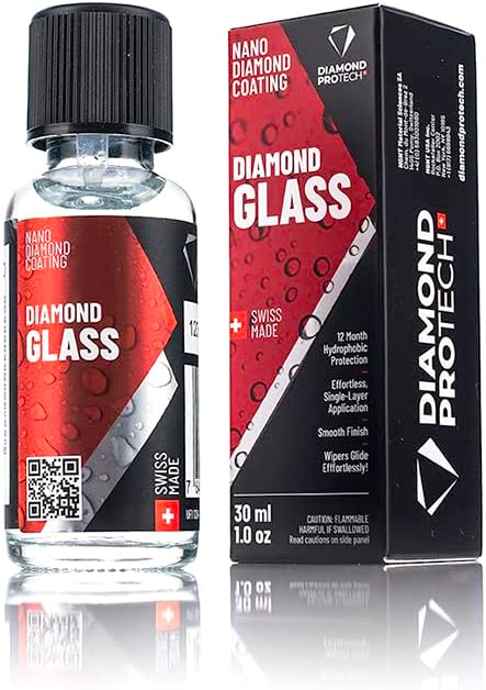 Diamond Pro Tech Diamond Glass thirty milliliters bottle front view automotive glass coating kit