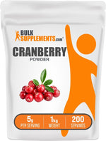 Authentic USA imported BulkSupplements Cranberry Powder pouch