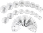 36PCS Ear Gauge Stretching Kit Stainless Steel Double Flare Alloy Tapers 3 In 1 Plugs Set Eyelet 14G-00G - Image 10