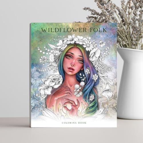Wildflower Folk Coloring Book - Image 3
