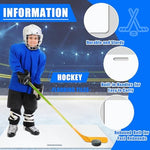 Deekin heavy duty HDPE hockey practice mat demonstrating low-friction puck sliding capabilities