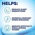 Compact travel size moisturizing mouth spray for on the go relief