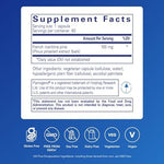 Pure Encapsulations Pycnogenol 100 mg supplement facts and clean ingredient label details