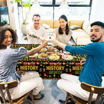 High quality graphic design detail on Black History Month celebration decor