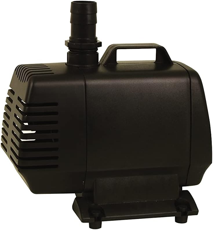 Tetra water pump side profile with included tubing adapter