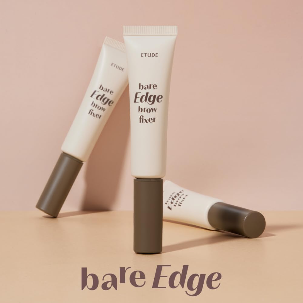 Back label of the washable Korean makeup brow product detailing ingredients and usage instructions.