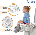 Individually wrapped travel friendly hygiene liners for potty training toddlers.