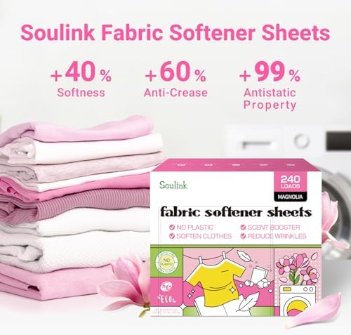 Comparison of Soulink plastic free sheets vs traditional liquid softener jugs.