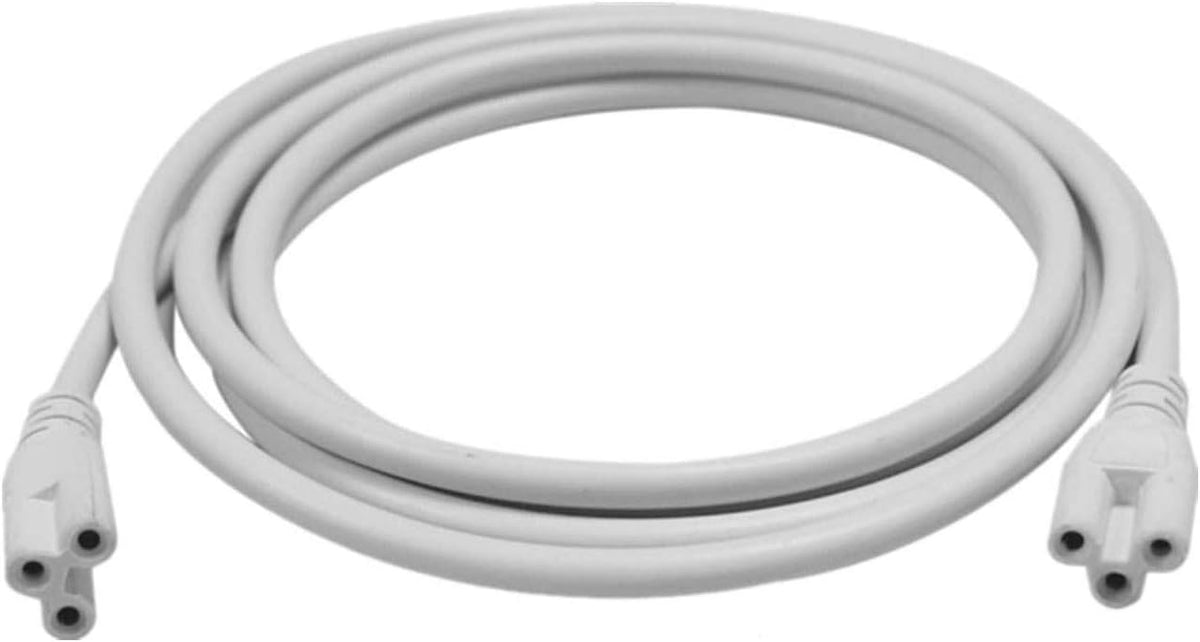 Traovien 2 Pack 3-Pin Linkable LED Tube Cable coiled for display