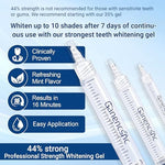 Ganencsnc 44 percent carbamide peroxide whitening syringes close up