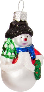Kurt S. Adler vintage Santa Claus glass ornament close up