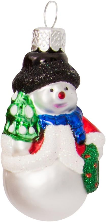 Kurt S. Adler vintage Santa Claus glass ornament close up