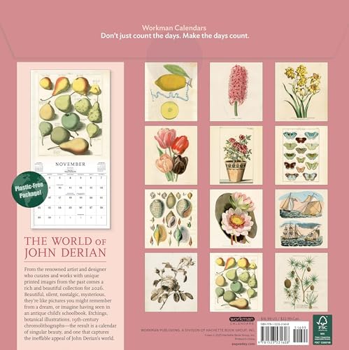 World of John Derian Wall Calendar 2026 - Image 3