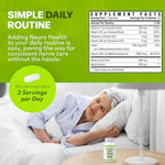 Neuro Health neuropathy relief supplement showing 60 unflavored capsules container clarity