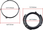 HNeekyr black metal and ABS plastic headlight holder