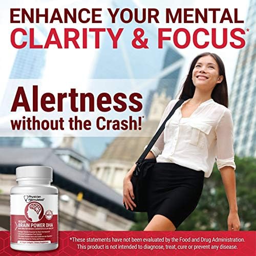 USA imported authentic vegan DHA supplement for memory and focus