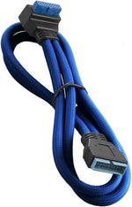 CableMod blue internal USB 3.0 cable front view