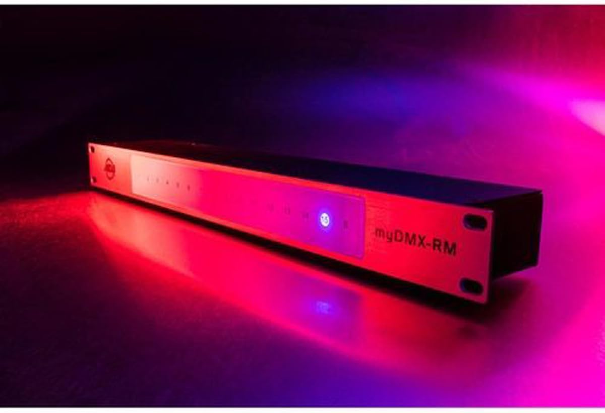 Avante ADJ lighting controller close up of tactile trigger buttons