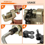 Close up of 3mm pin on Rzeozu chain breaker tool