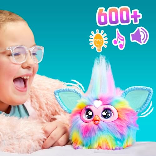 Furby Tie Dye with included 15 fashion beads and comb