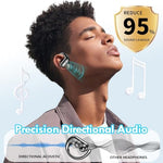 kurdene Wireless Earbuds Bluetooth Headphones Sport,Over Ear Buds with Deep Bass Sound,60Hrs Playtime Earphones Redesigned Comfort Fit with Earhooks for Running,Meeting,Workout-Black - Image 7
