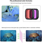 YALLSAME red and magenta underwater filters for GoPro snorkeling