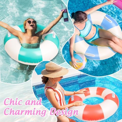 Fysuimu pool float showing integrated grab handle detail
