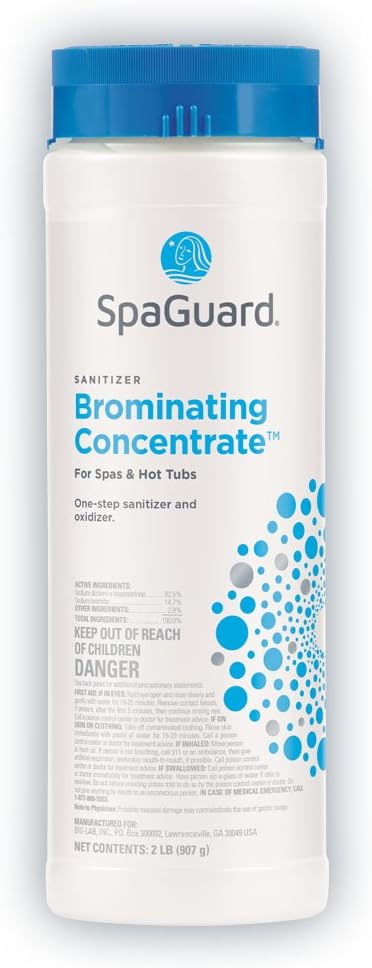 SpaGuard brominating concentrate front view container