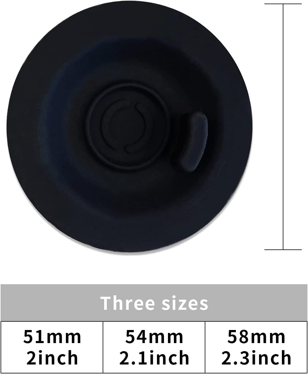 USEAMIE 54mm cleaning disc next to espresso accessories