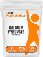 Authentic BulkSupplements fitness wellness powder showing serving size directions
