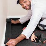 Customizing Willbond carpet cable cover length with scissors