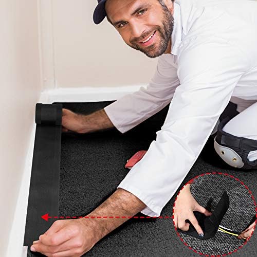 Customizing Willbond carpet cable cover length with scissors