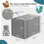 Close up of water resistant Oxford fabric on Petsfit dog kennel cover.