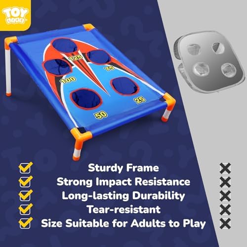 Toy Life bean bag toss game packaged for outdoor party activity