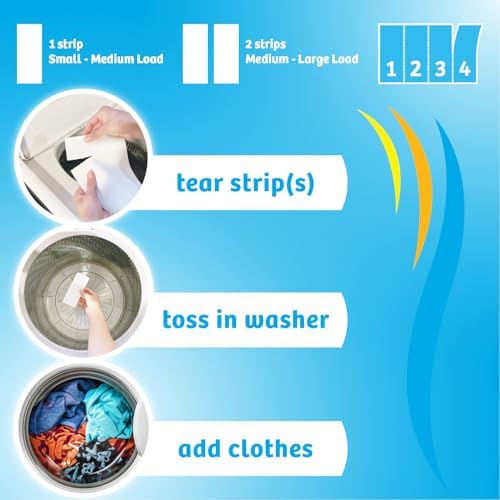 How to use Breezeo detergent strips in a front load washing machine.