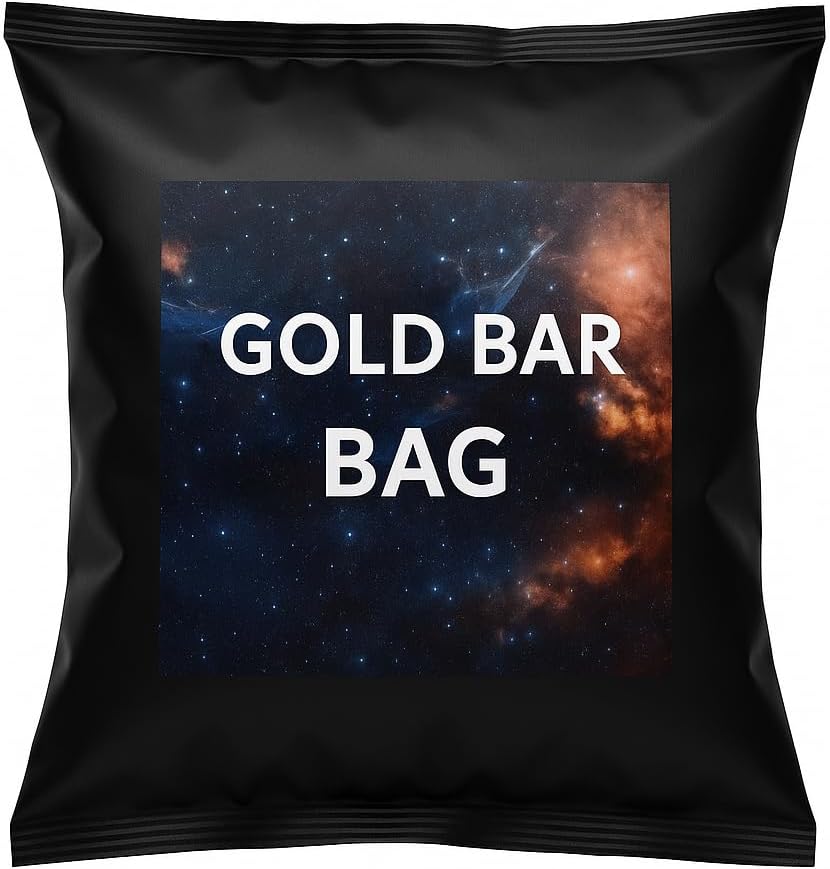 Zurjy 1-Pack Gold Paydirt Treasure Bag front view