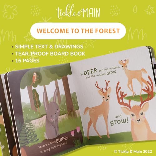 Illustrated Hello Forest storybook included in 3 piece gift set