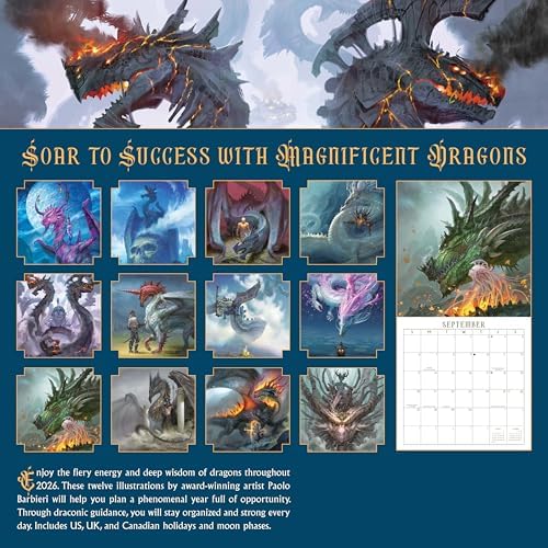 Llewellyn's 2026 Dragon Calendar (Llewellyn's 2026 Calendars, Almanacs & Datebooks, 4) - Image 3