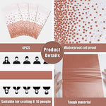 Ohome rectangle table cover spread on dining table for party