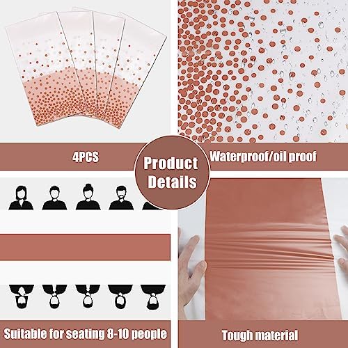 Ohome rectangle table cover spread on dining table for party